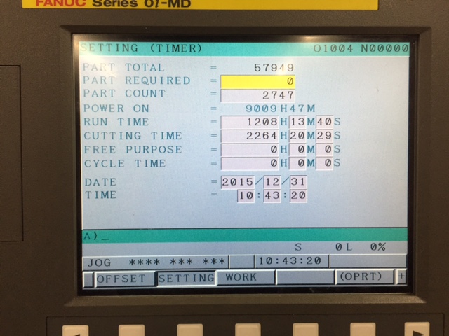 Feeler VMP1100, Machine ID: 6440